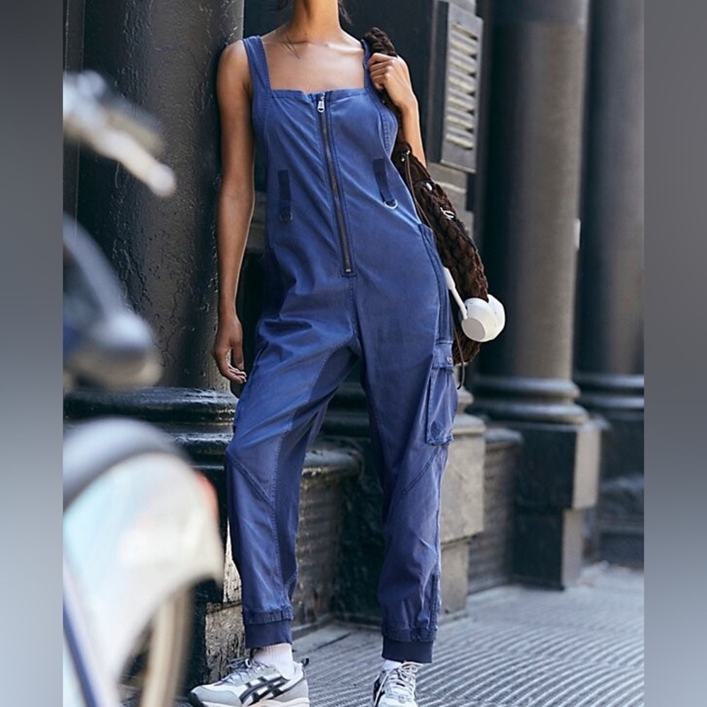FP Movement by Free People Blue Jumpsuit